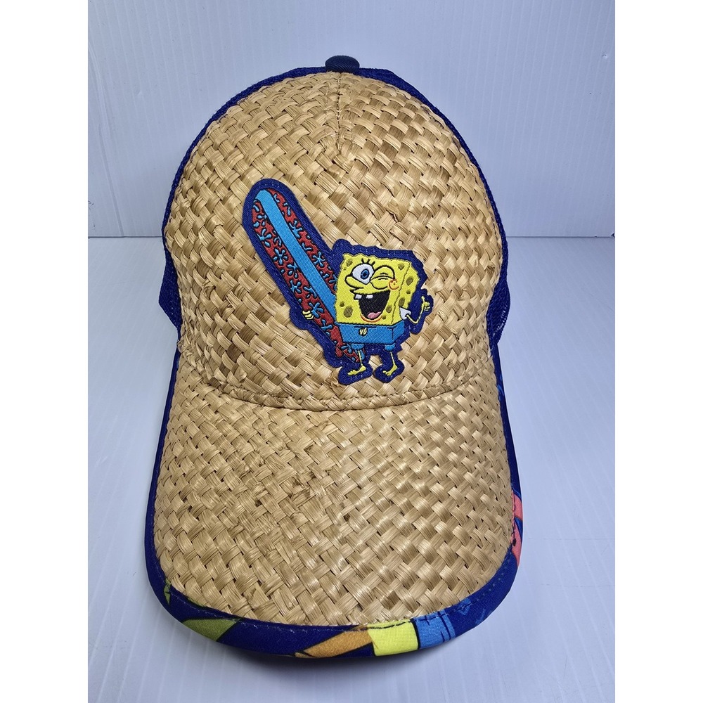 Spongebob Straw Baseball Hat, Pineapple Under The… - image 1